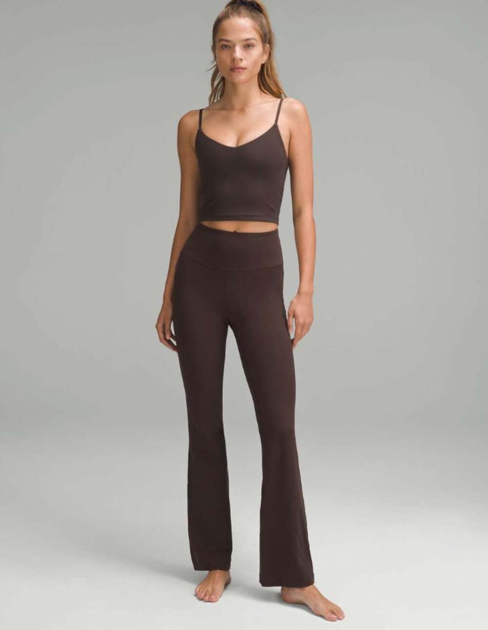 Lululemon Groove Nulu Super-High-Rise Flared Pant *Regular Espresso Size 6